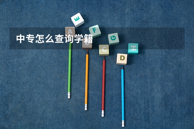 中专怎么查询学籍