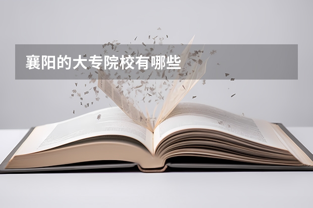 襄阳的大专院校有哪些