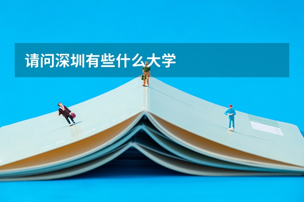 请问深圳有些什么大学