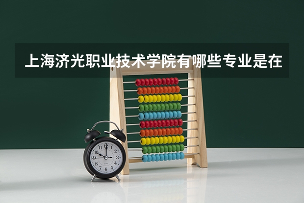 上海济光职业技术学院有哪些专业是在杨浦校区的