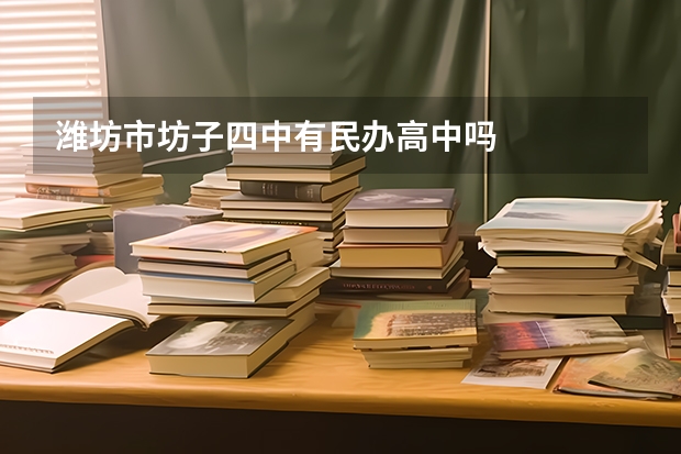 潍坊市坊子四中有民办高中吗