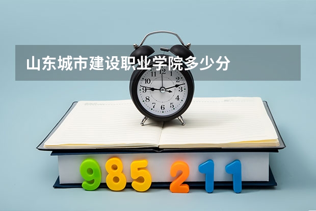 山东城市建设职业学院多少分