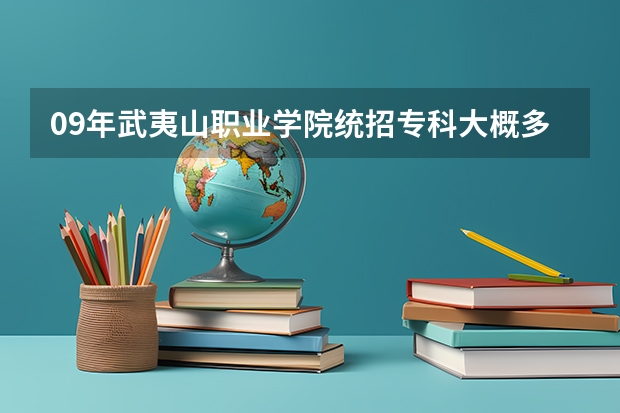 09年武夷山职业学院统招专科大概多少分可以上?