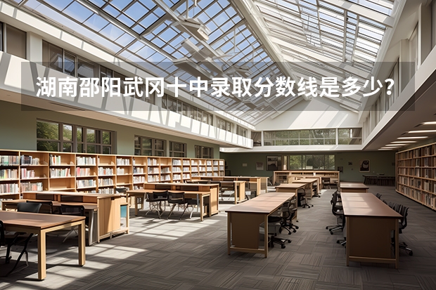 湖南邵阳武冈十中录取分数线是多少？