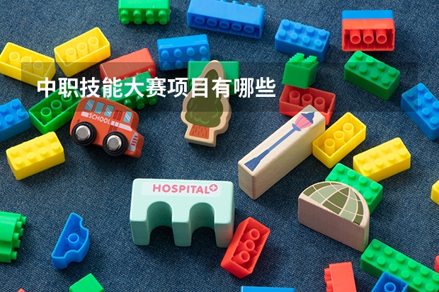 中职技能大赛项目有哪些