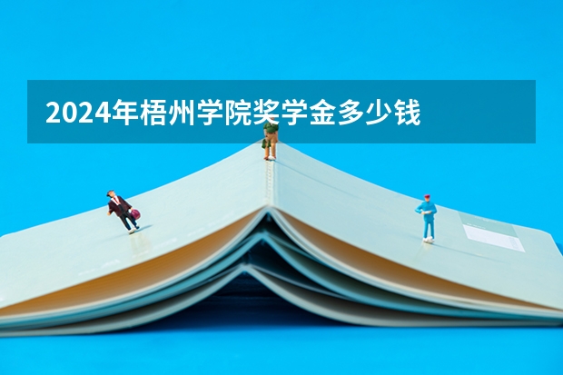 2024年梧州学院奖学金多少钱